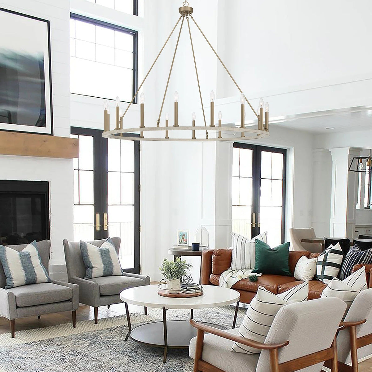 Mjolkuvyo Modern Minimalist Metal Chandelier