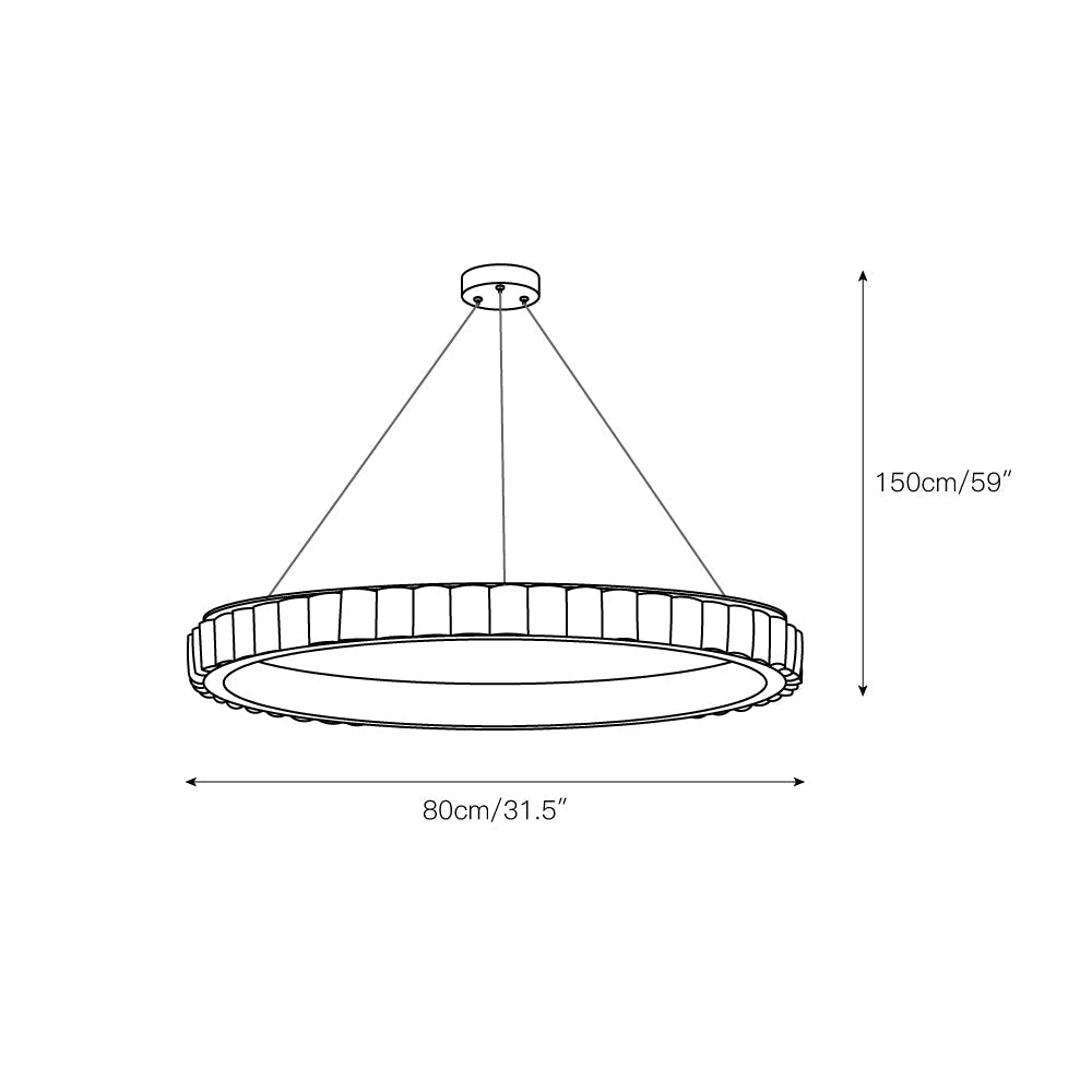 Lyra Postmodern Luxury Stainless Alabaster Chandelier