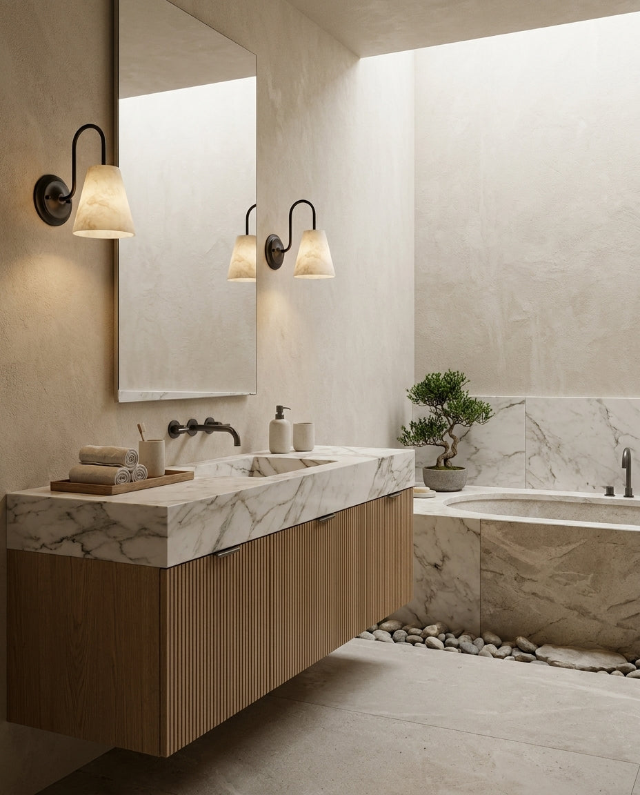 Bexstone Alabaster Wall Sconce