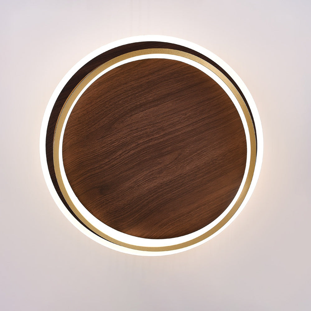Vanoledu Modern Rund Dimmable Ceiling Light Gold Metal Bedroom
