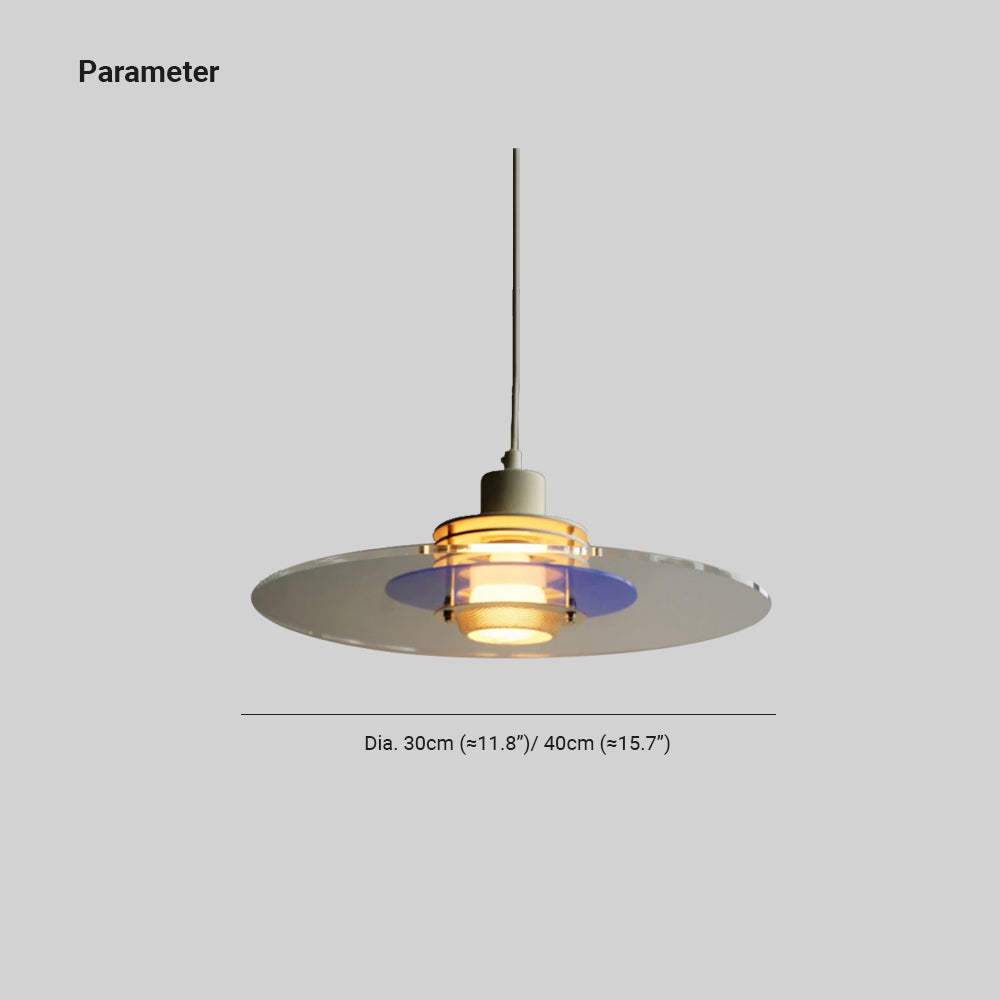 Gavikase Minimalism LED Pendant Light Metal/Glass/ Bedroom