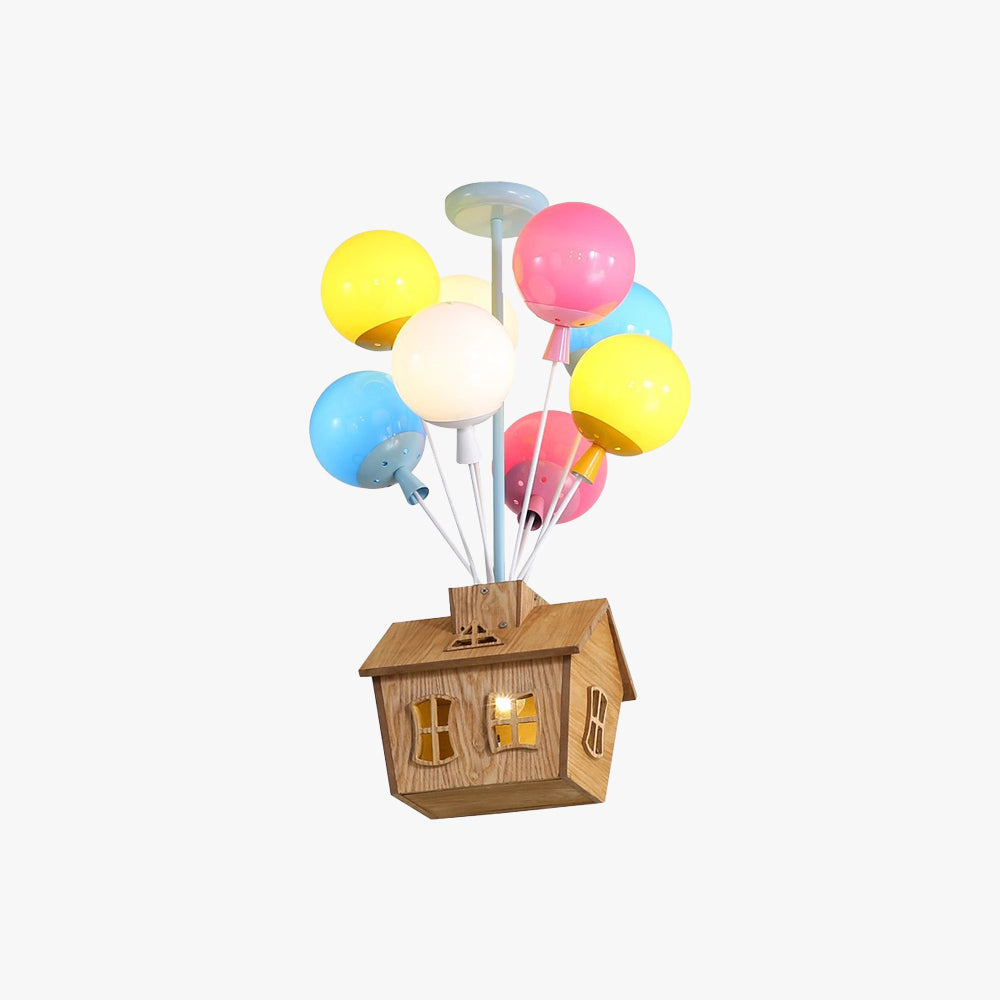 Wugosoke Designer Flush Mount Ceiling Light Wood Children's Room