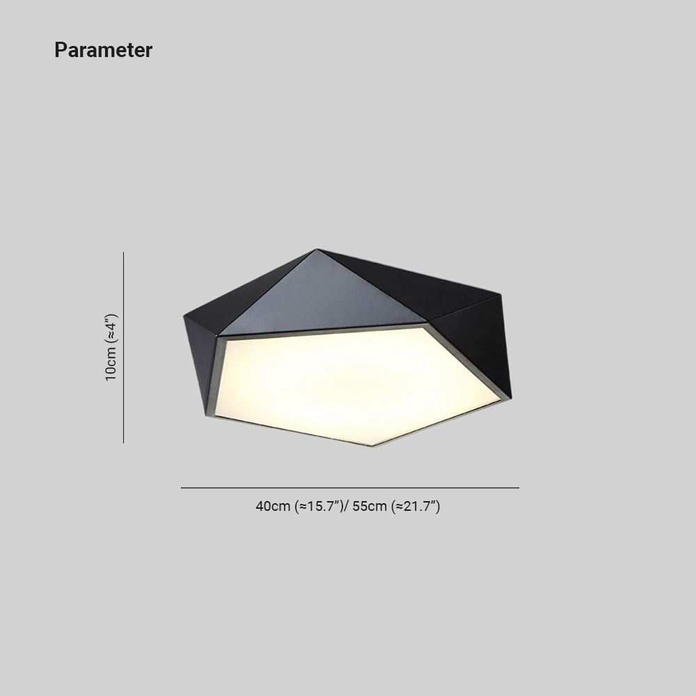 Rudavad Flush Mount Ceiling Light, DIA 40/55CM