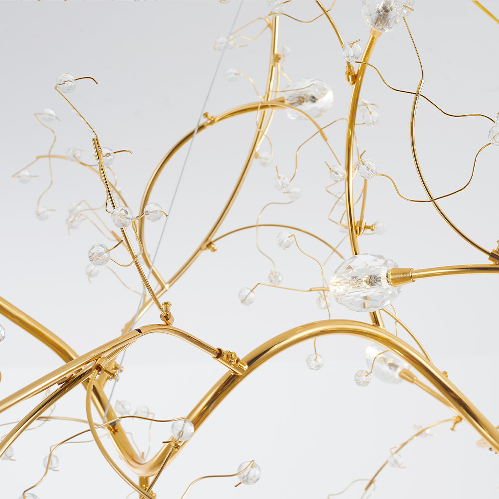Takepar Romantic Art Deco Branch Pendant Light
