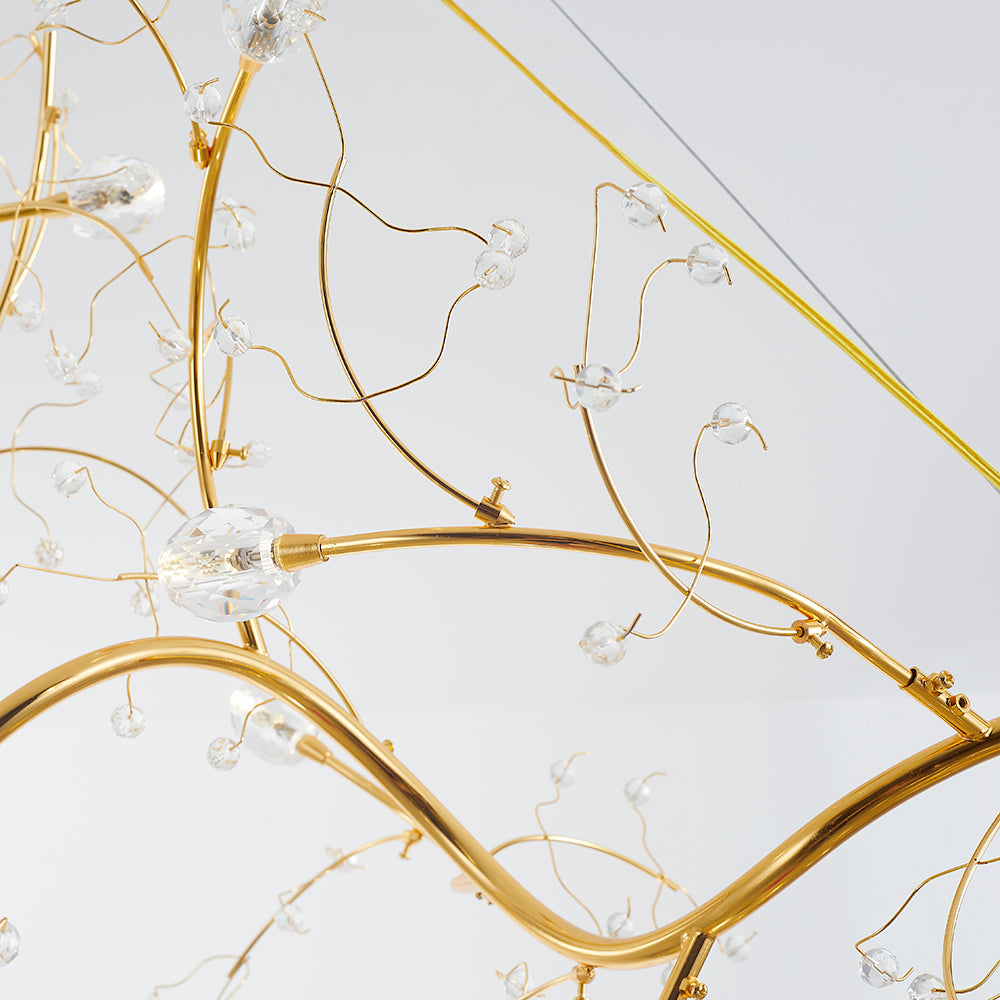 Takepar Romantic Art Deco Branch Pendant Light