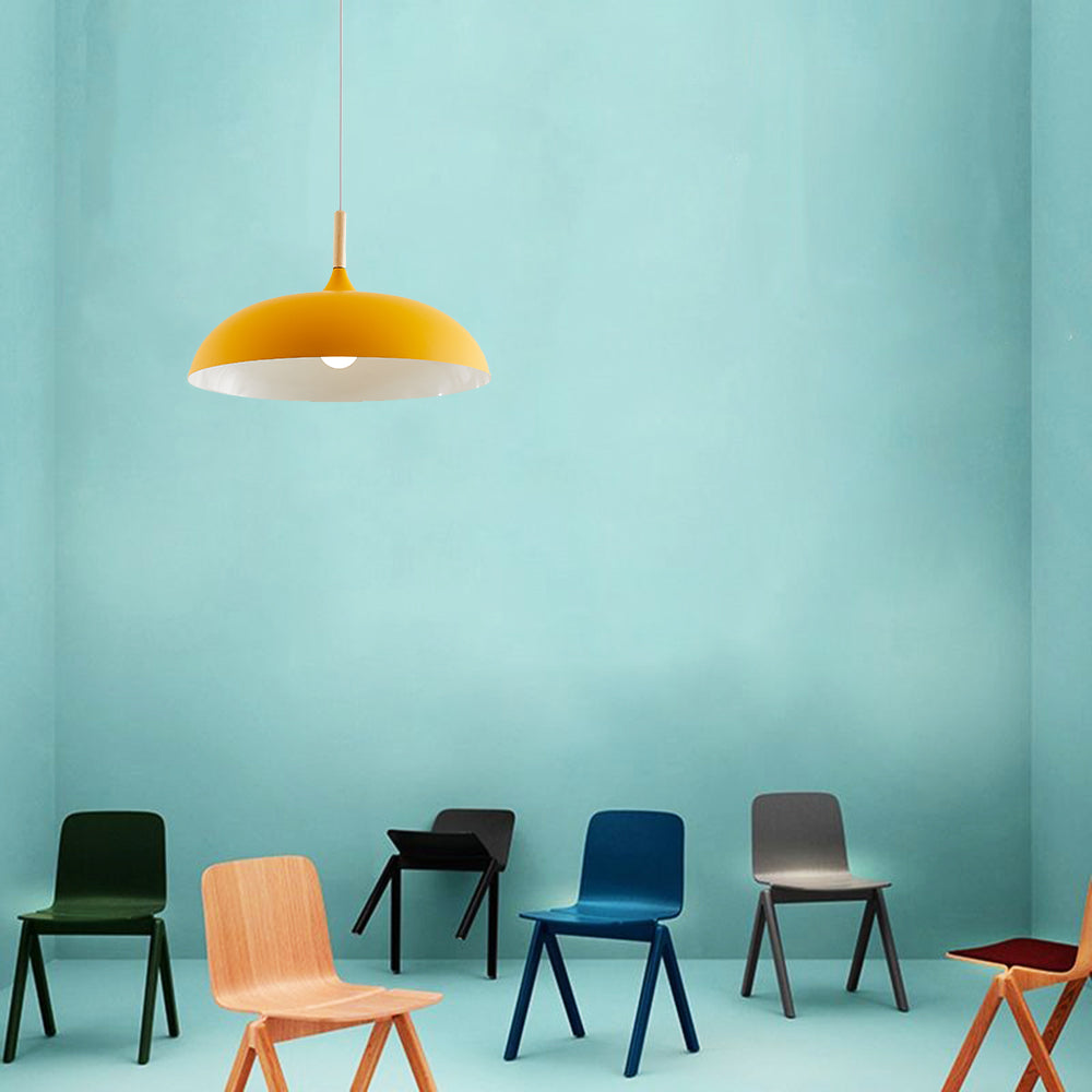 Fedilame Modern Pendant Light Dome Macaron Dining Room