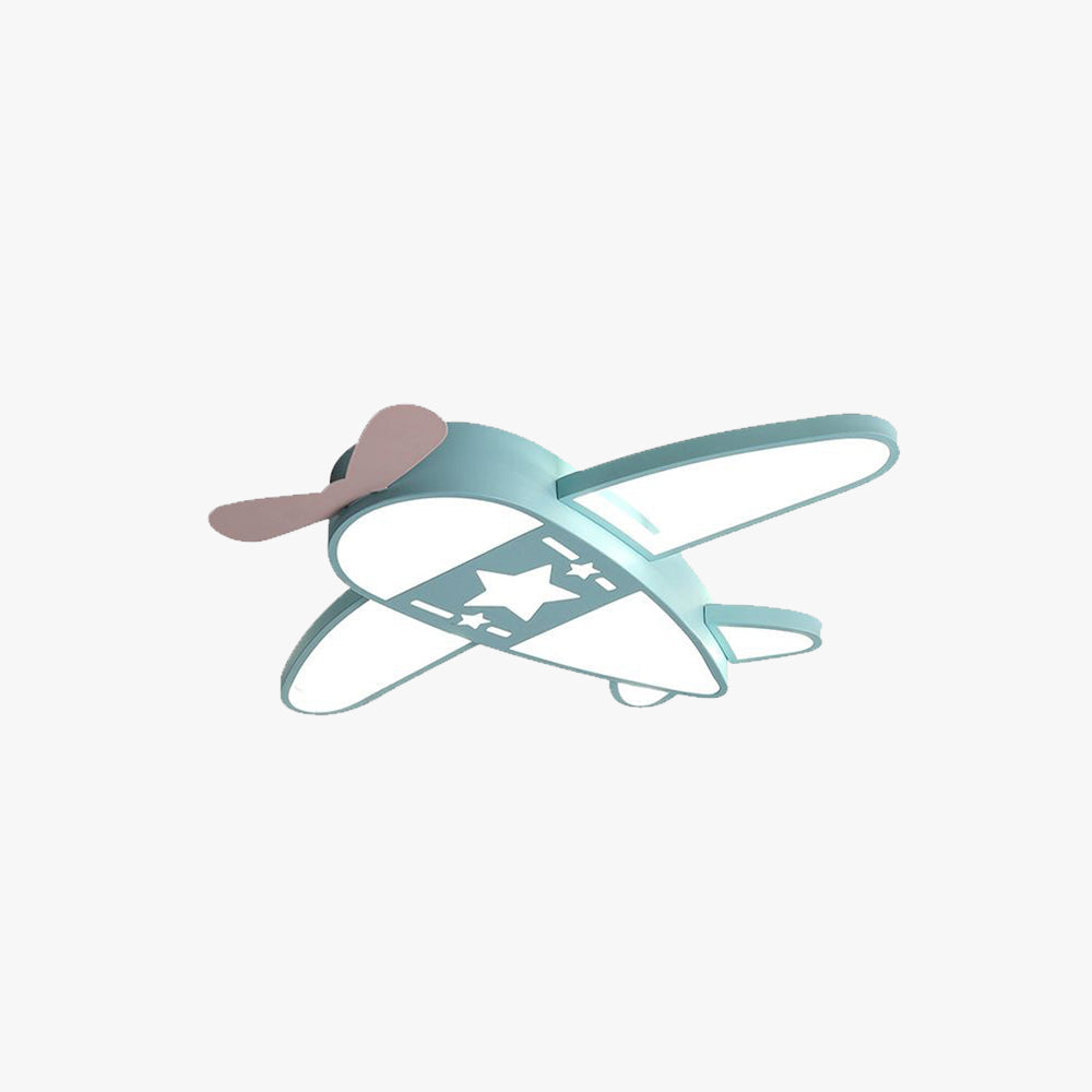 Zesamus Modern Airplane Shaped Flush Mount Ceiling Light