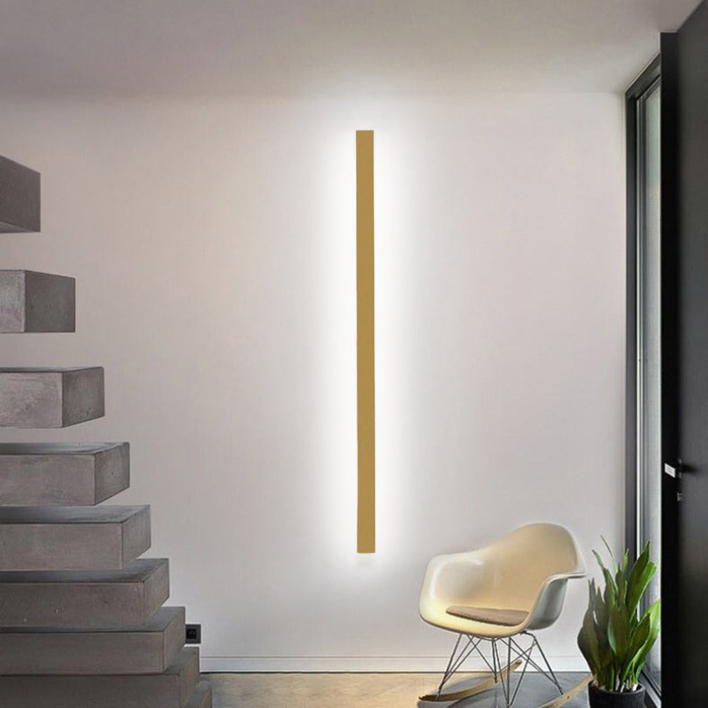 Arveno Wall Lamp Minimalist Linear Gold/Black/White-Neutral Decor
