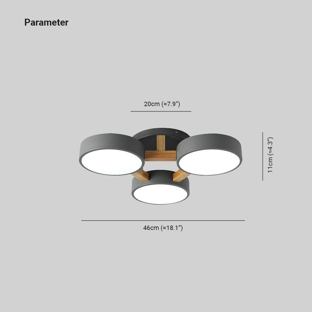 Pulusoli Nordic Minimalist Flush Mount Ceiling Light