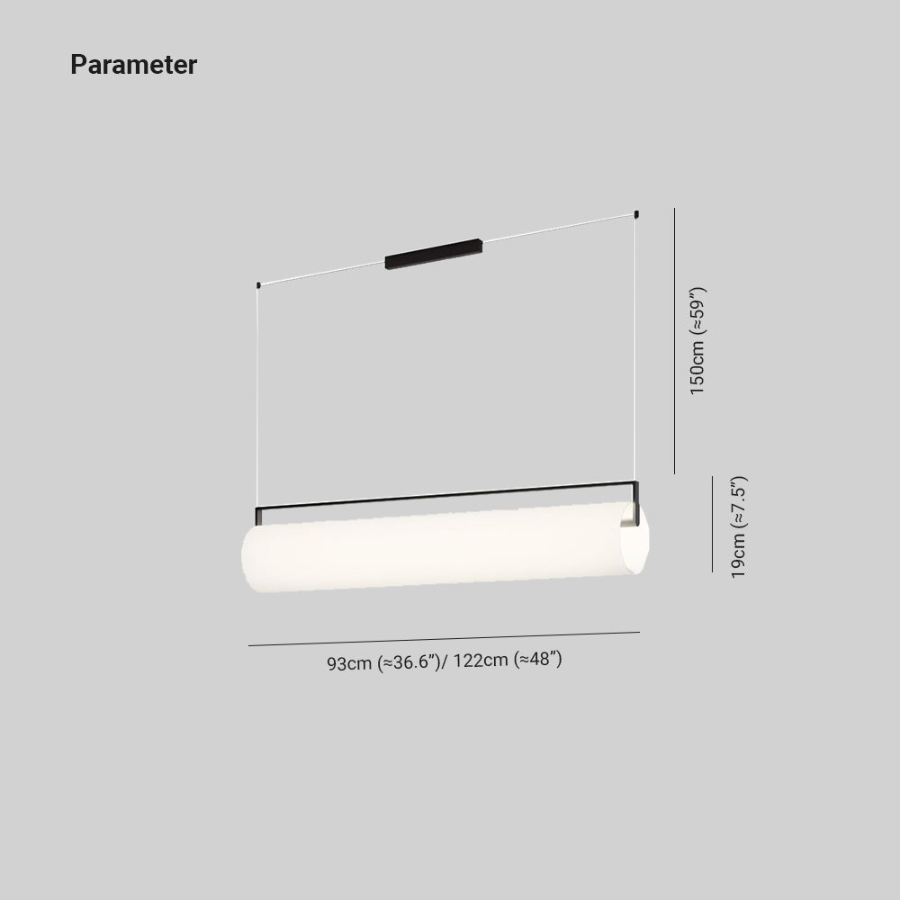 Bagever Desinger Cylindrical Shape Linear Pendant Light