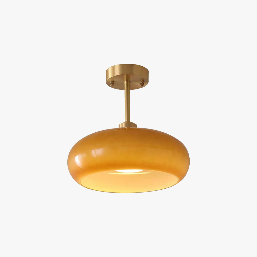Vensia Ceiling Light Glass Flush Mount-Neutral Decor
