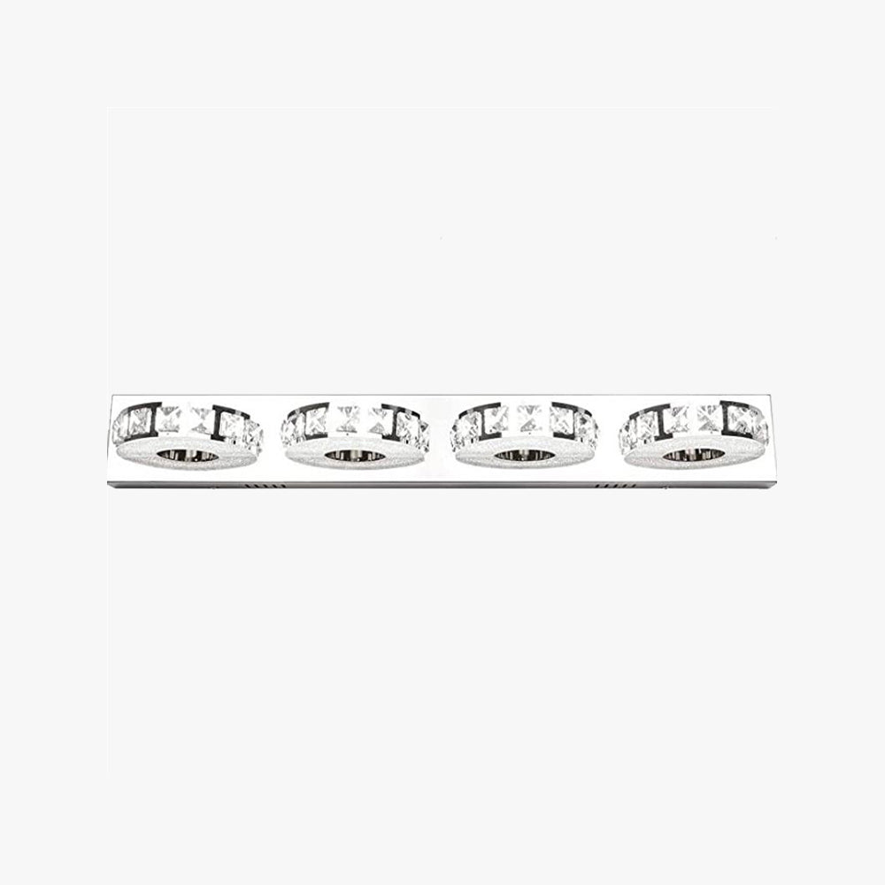 Likekat Mordern Cylindrical Metal Wall Lamp, Silver