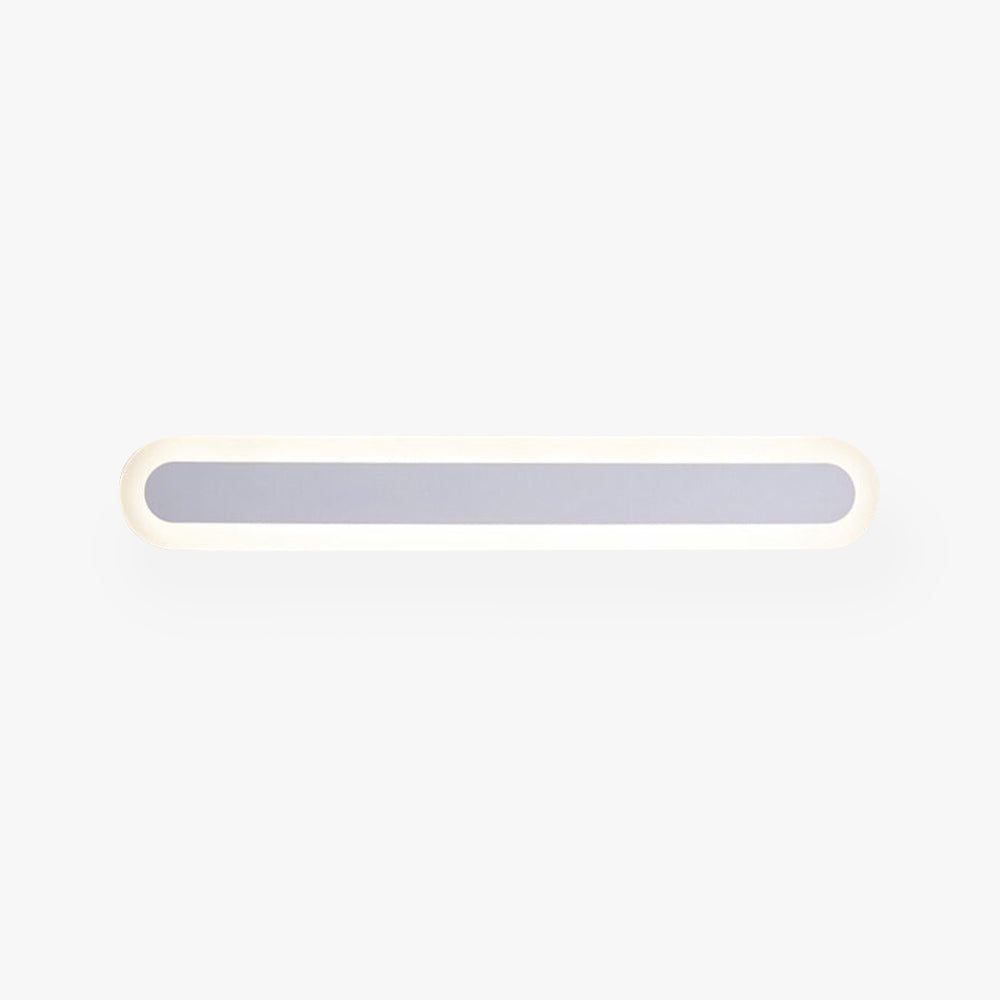 Povetul Modern Linear Vanity Wall Lamp, White/Brown, Bathroom