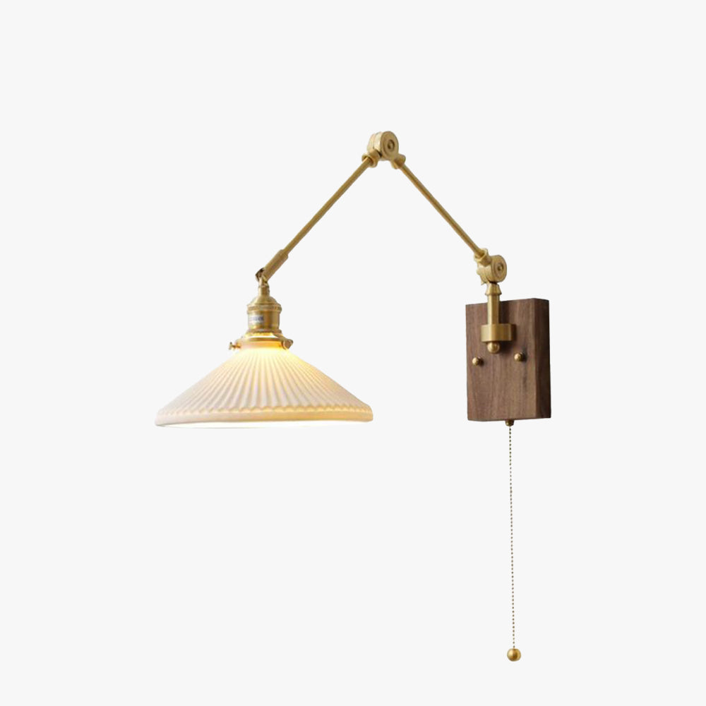Jolipel Wall Lamp Modern, Folding Adjustable Metal, Study Room