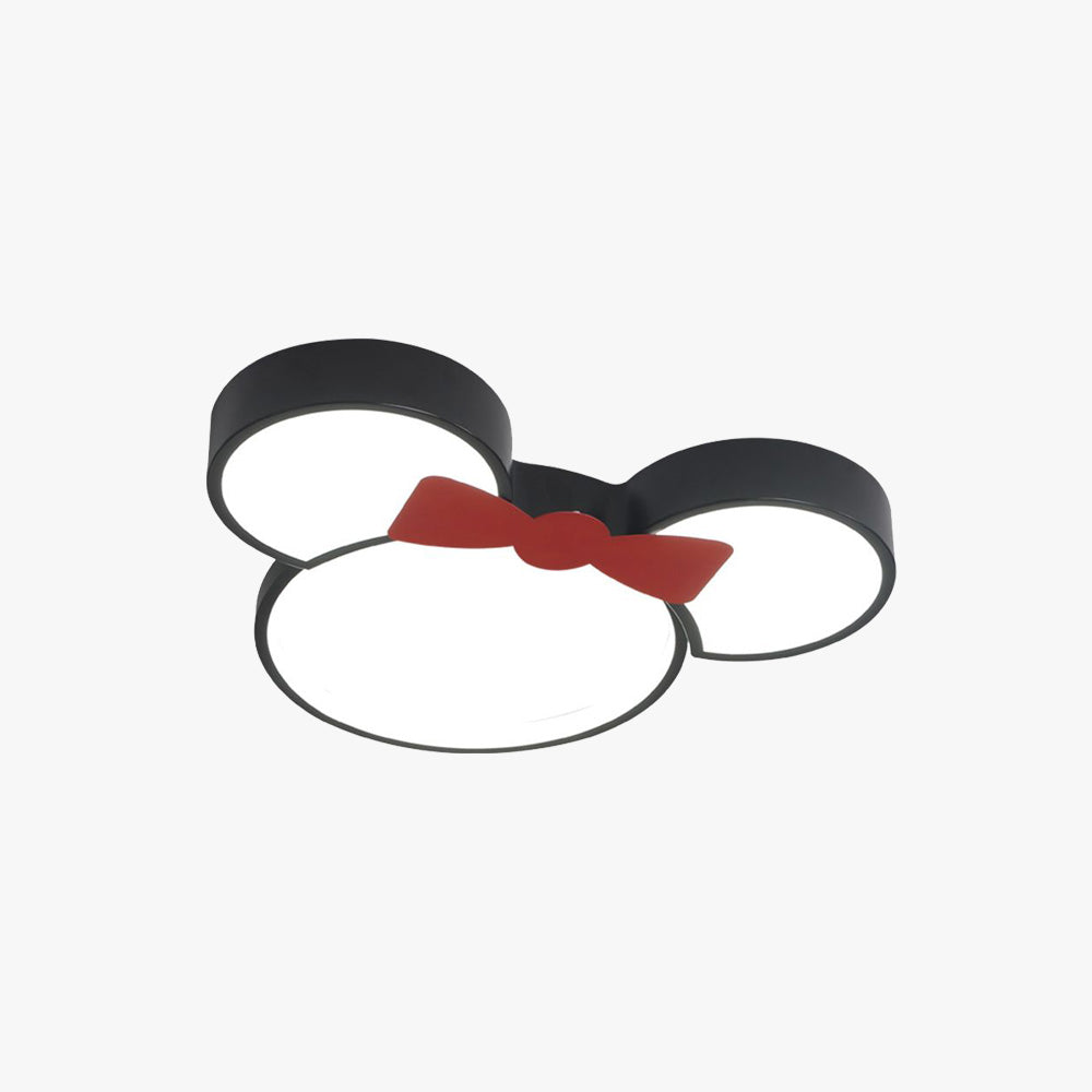 Dipinom Cartoon Mouse Flush Mount Ceiling Light, 2 Style