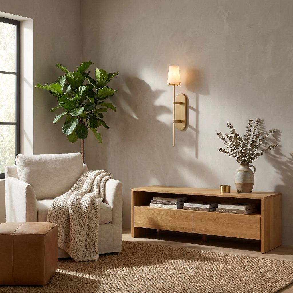 Bexcombe Alabaster Wall Sconce