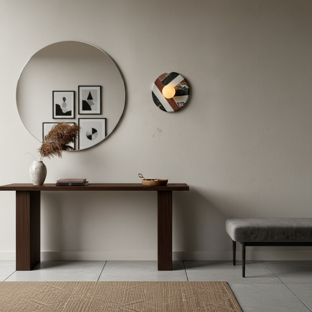 Battuto Marble Wall Lamp