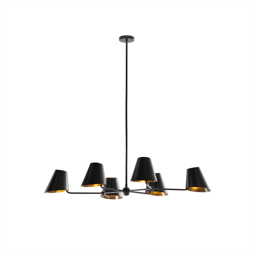 Avenaira Vintage Industrial Linear Chandelier
