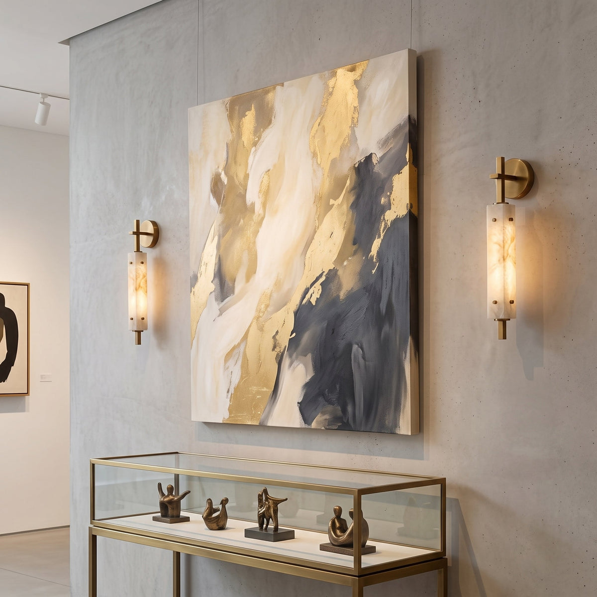 Beacon Alabaster Wall Sconce