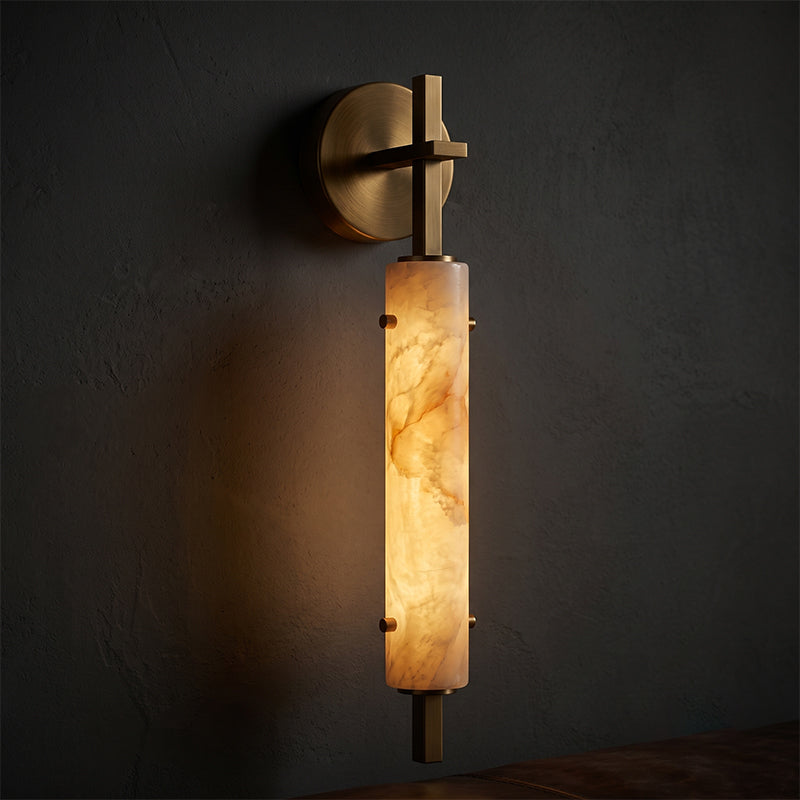 Beacon Alabaster Wall Sconce