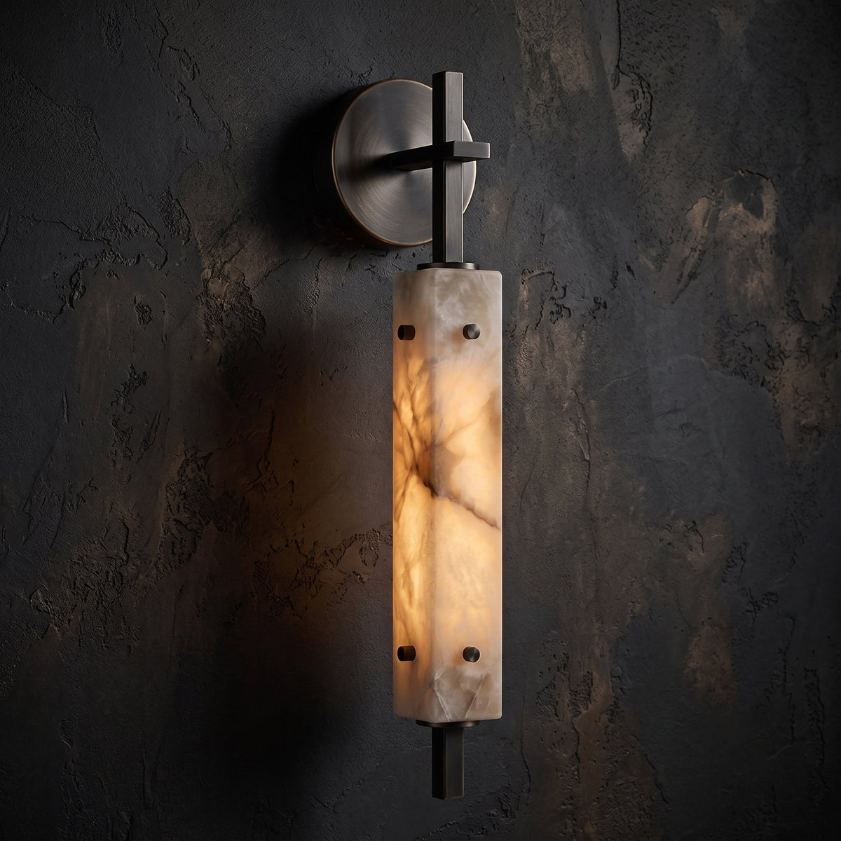 Beacon Alabaster Wall Sconce