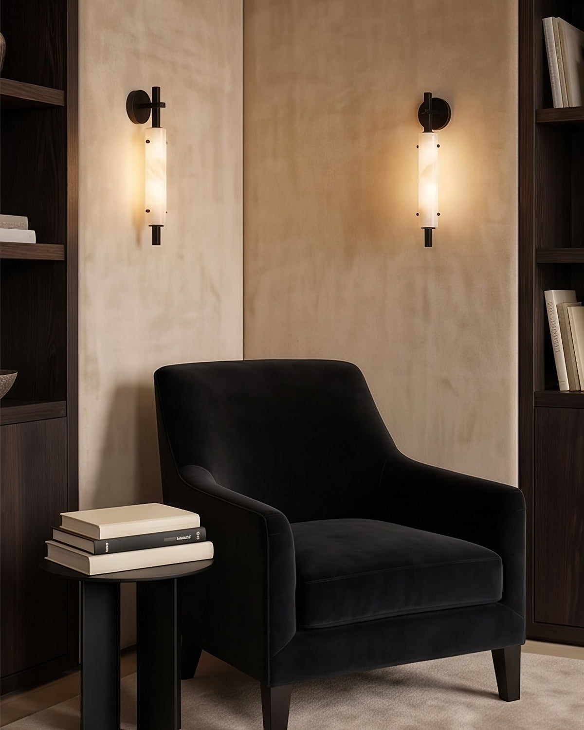 Beacon Alabaster Wall Sconce