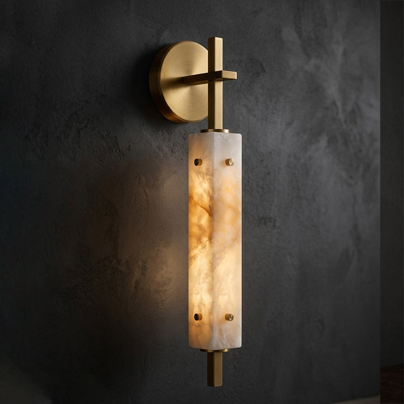 Beacon Alabaster Wall Sconce