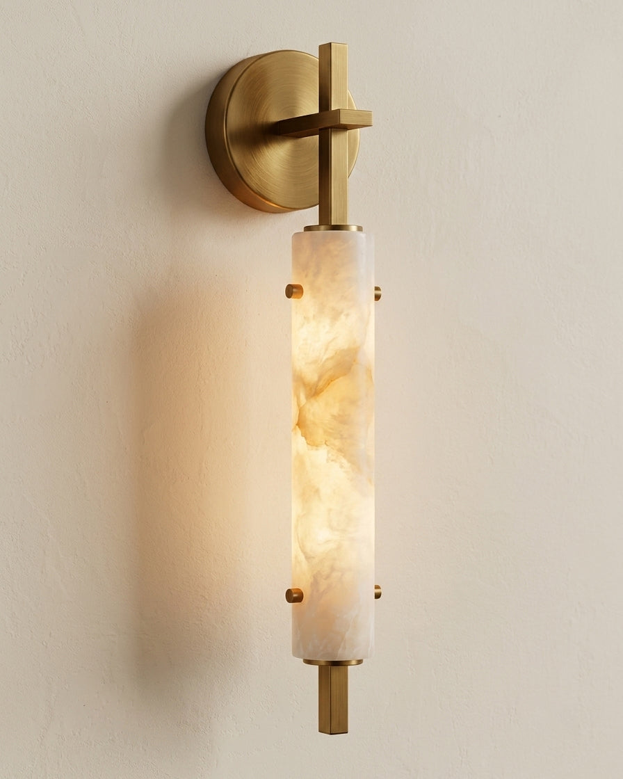 Beacon Alabaster Wall Sconce