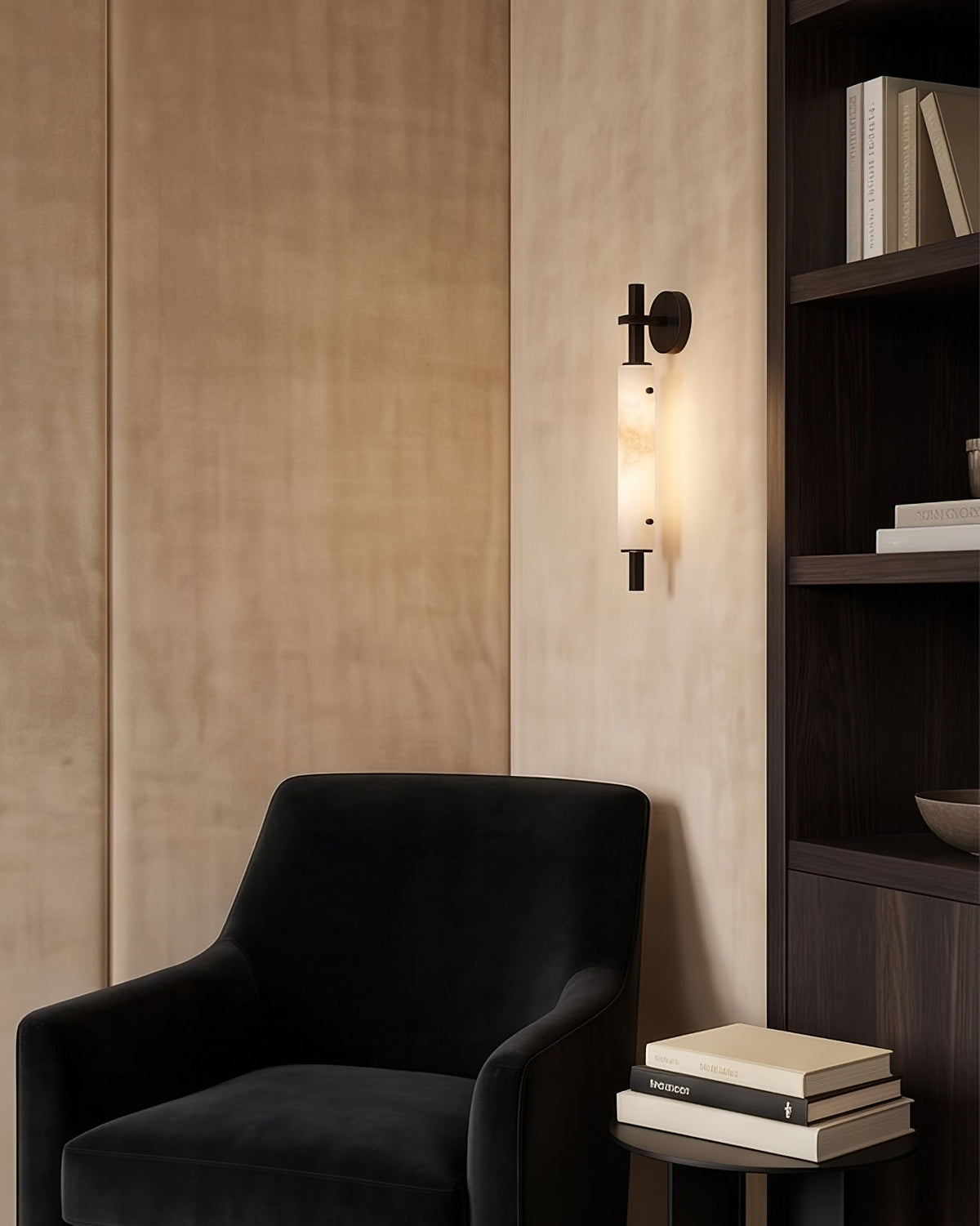 Beacon Alabaster Wall Sconce