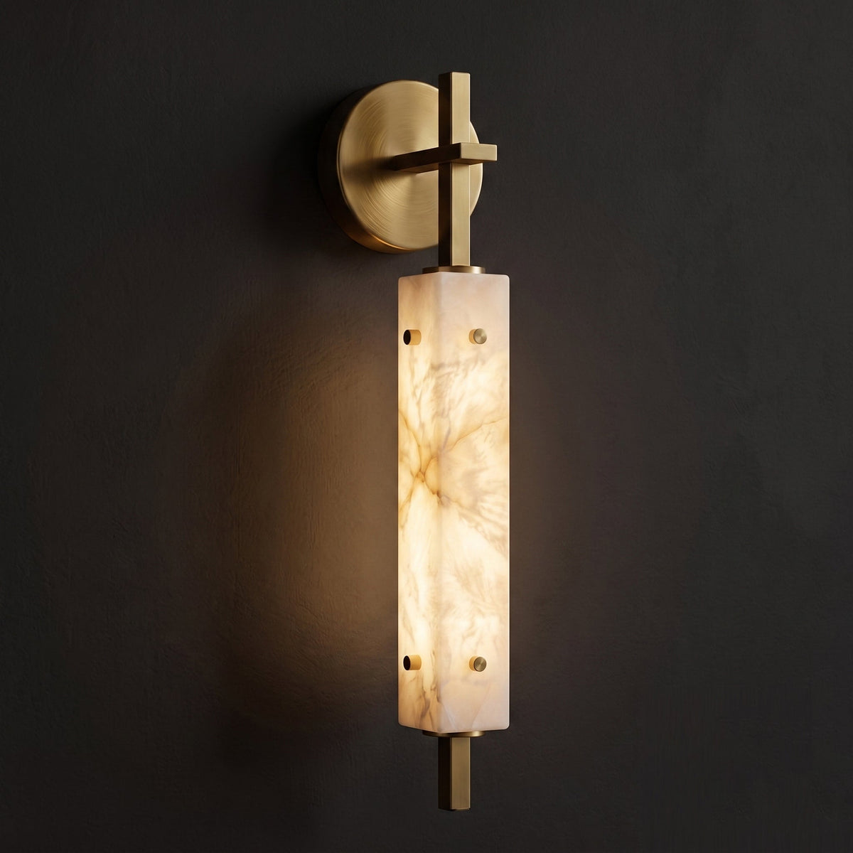 Beacon Alabaster Wall Sconce