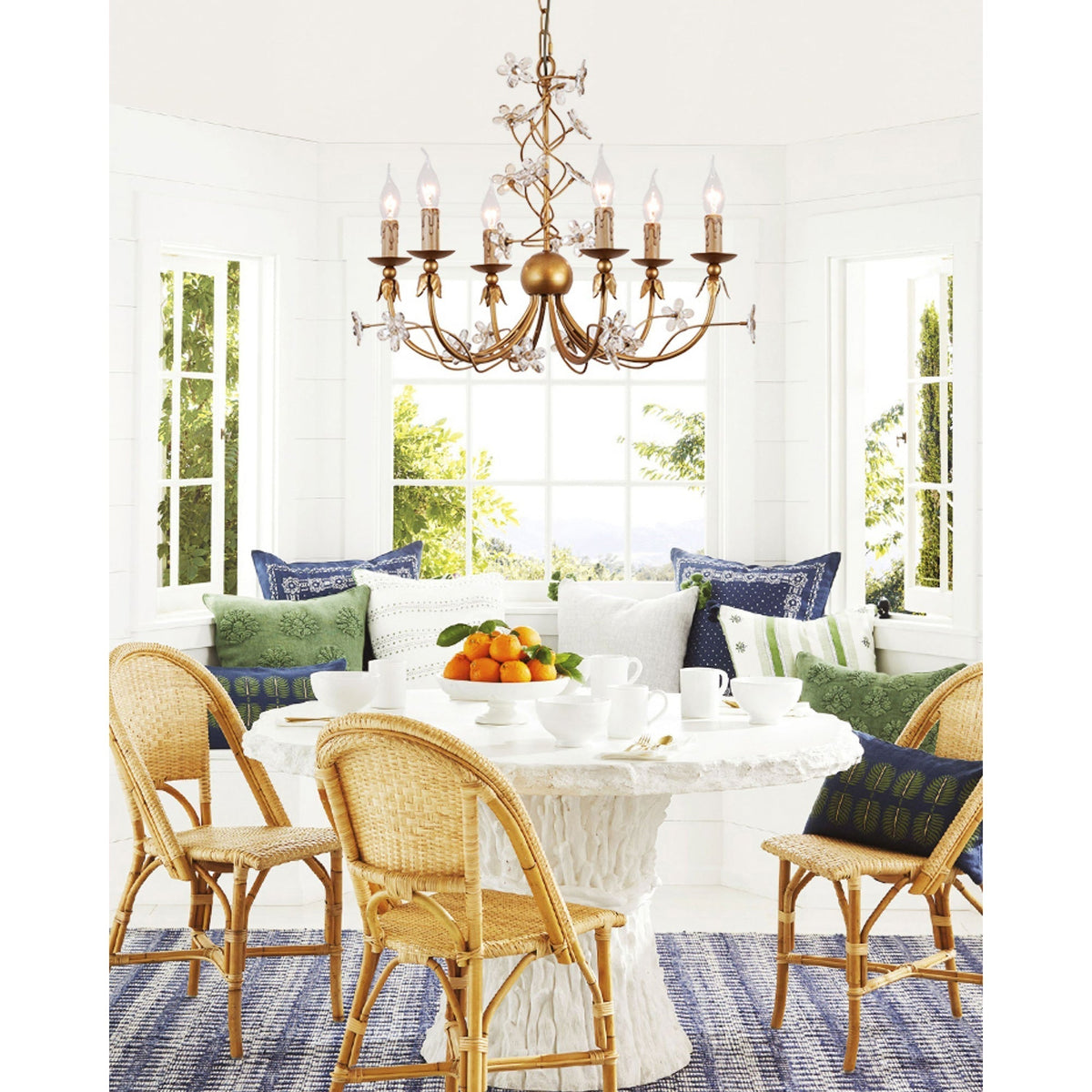 Ornuvyu Postmodern Luxury Clear Metal Crystal Chandelier