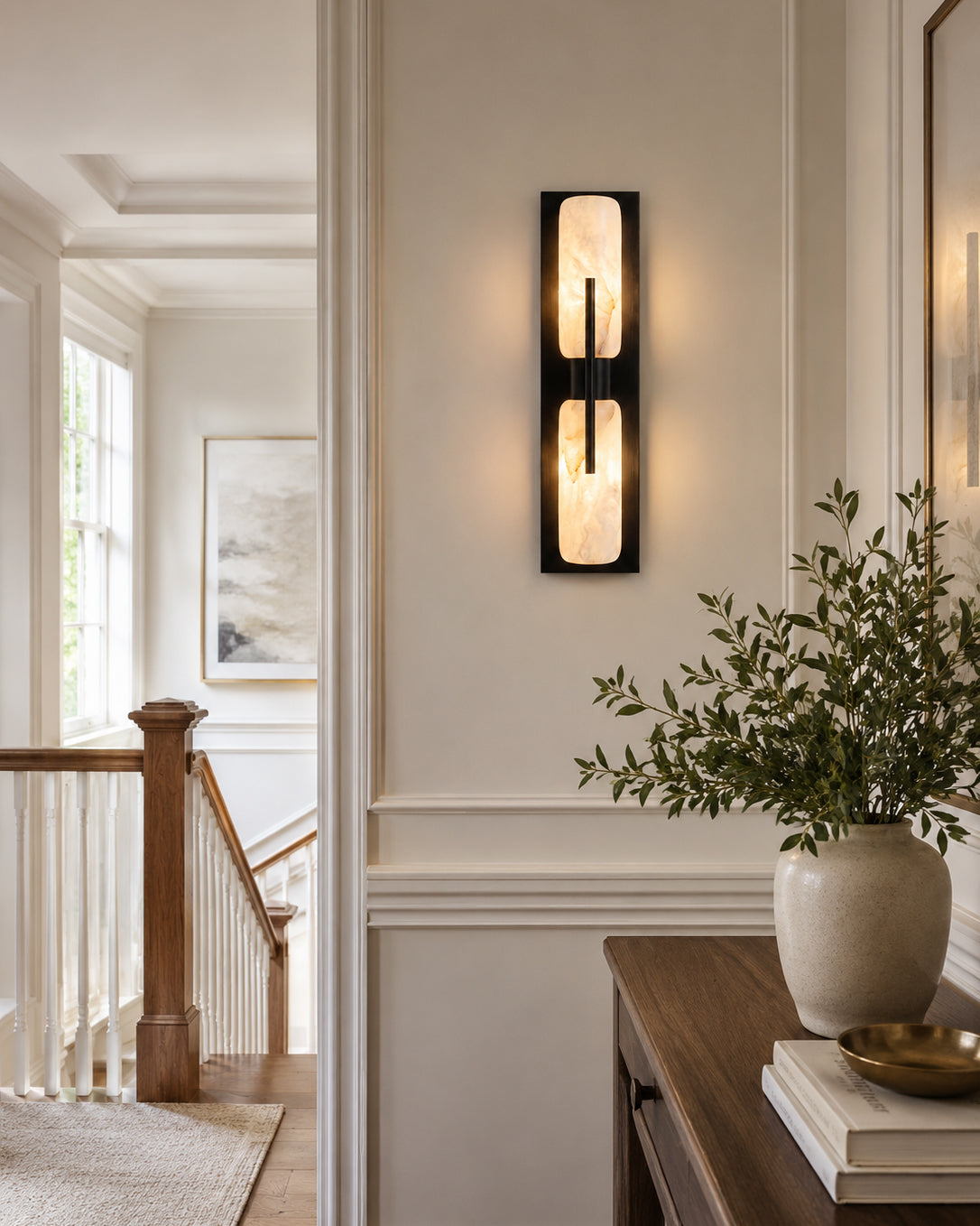 Bepuzz Alabaster Wall Sconce