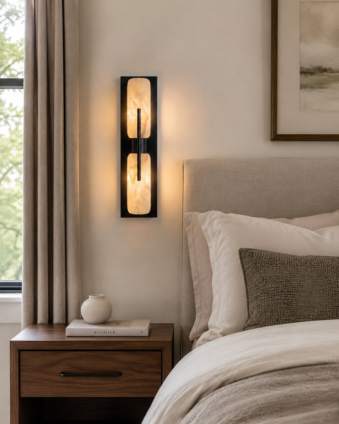 Bepuzz Alabaster Wall Sconce