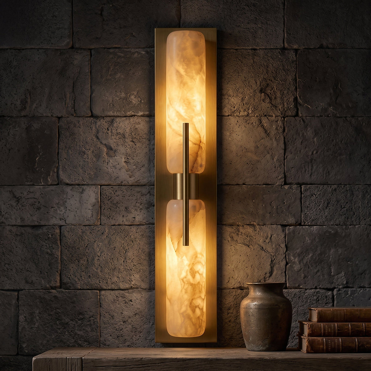 Bepuzz Alabaster Wall Sconce