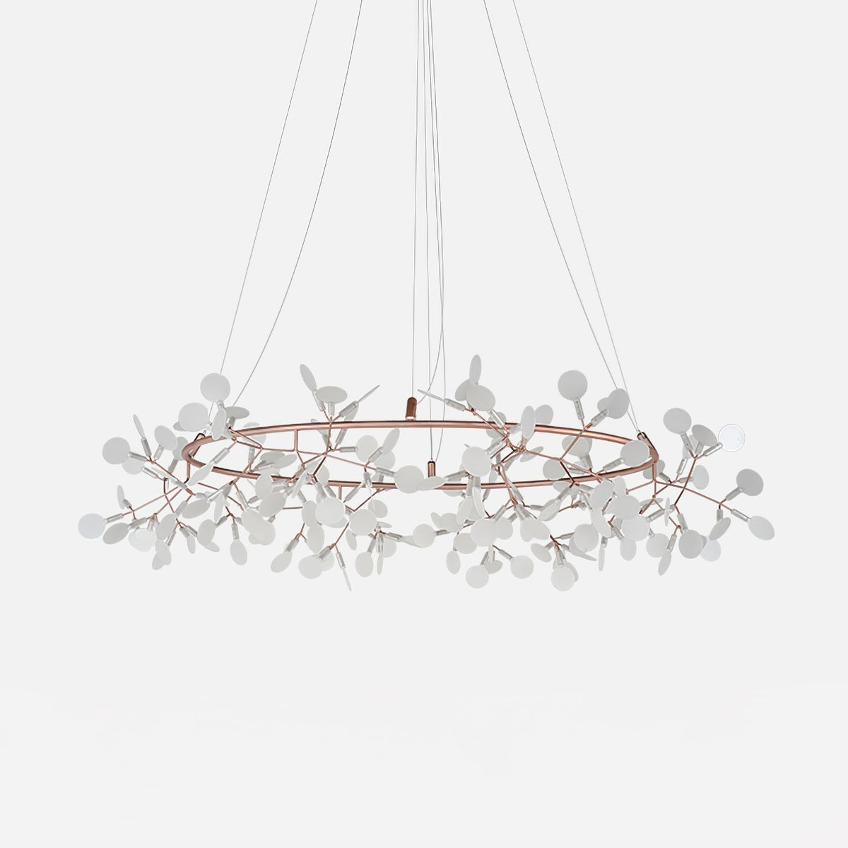Siremud Unique Round Sputnik Art Deco Firefly Chandelier, Living Room/ Bedroom