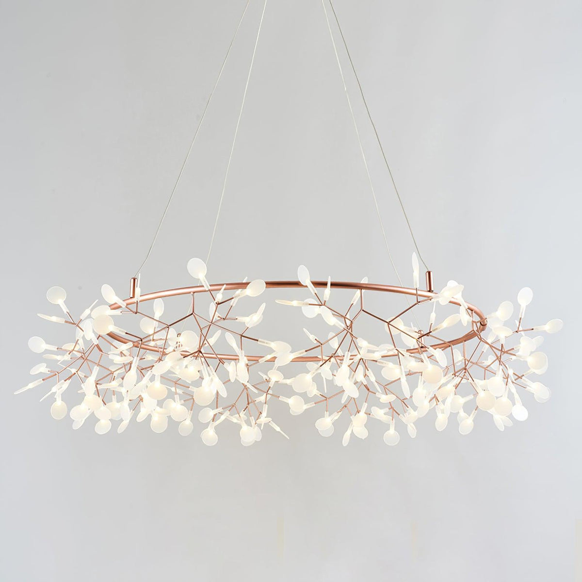 Siremud Unique Round Sputnik Art Deco Firefly Chandelier, Living Room/ Bedroom
