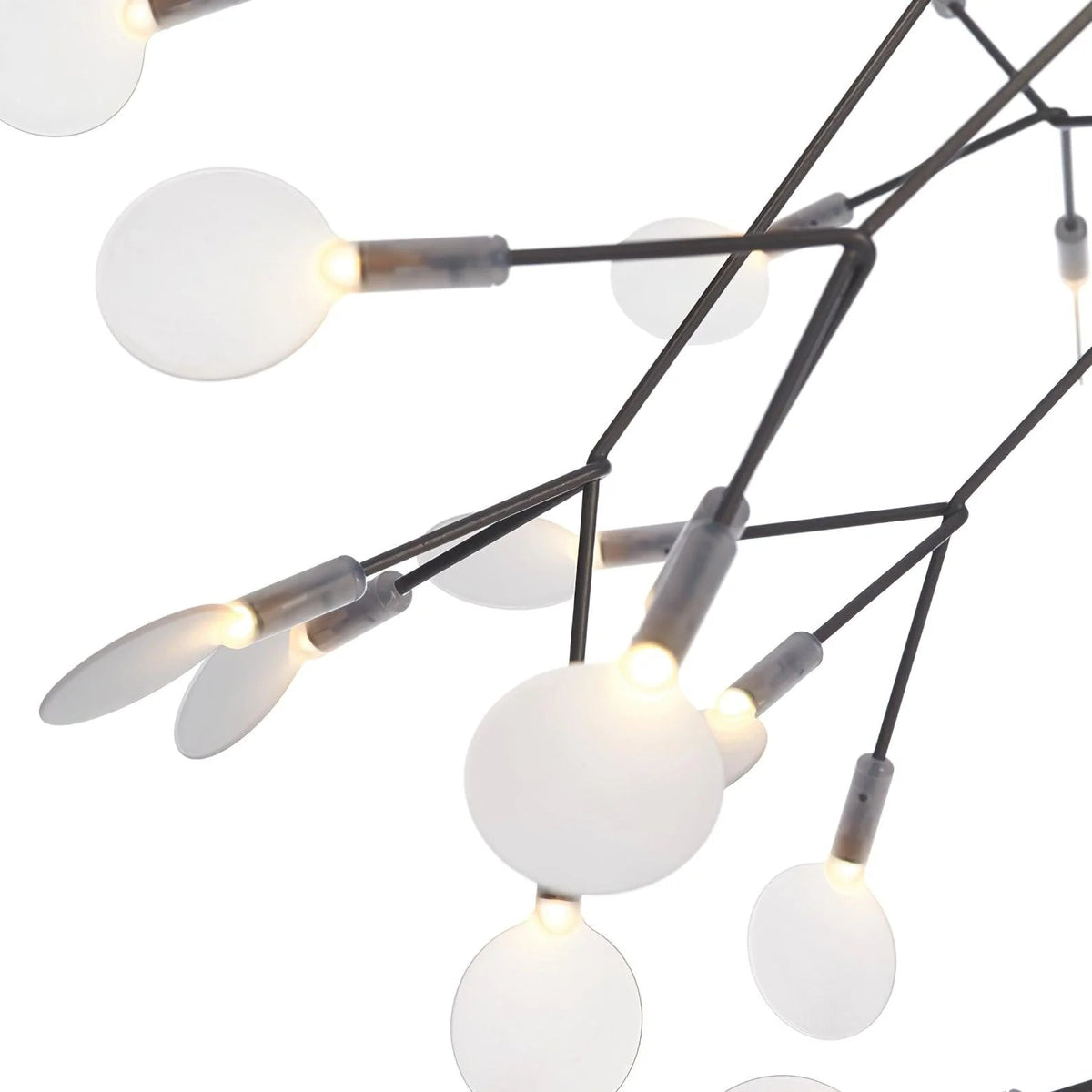 Hovepit Unique Sputnik Art Deco Firefly Chandelier. Living Room/ Bedroom