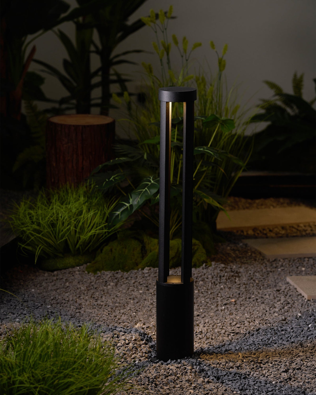 Orelinella Outdoor Light Black Cylindrical Garden