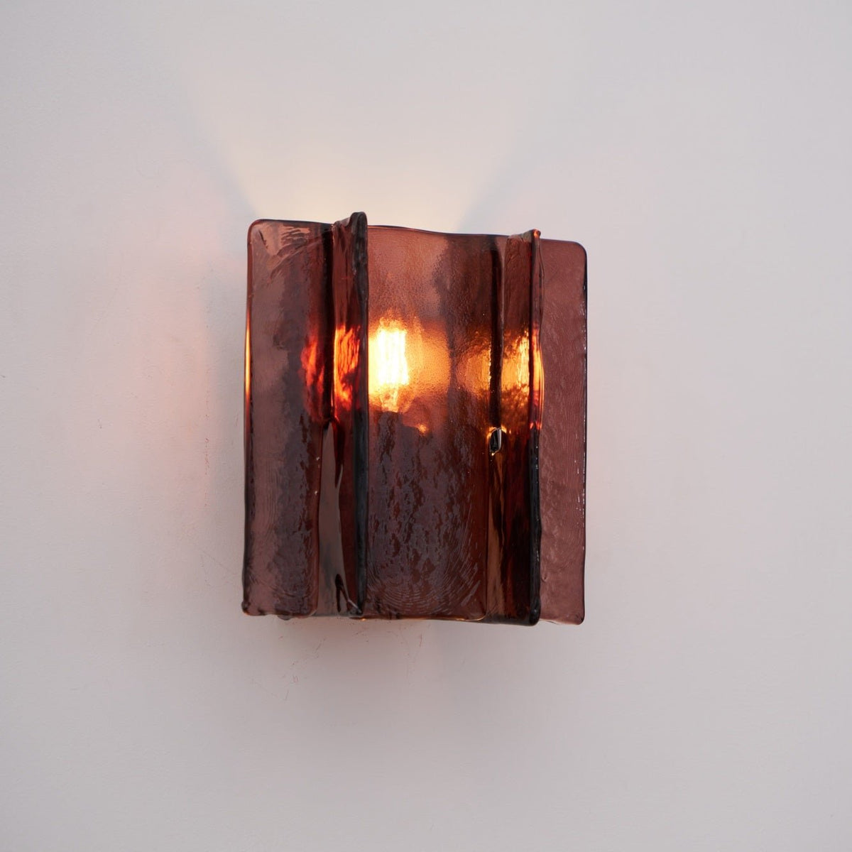 Celuaine Wall Light Brass Glass Clear