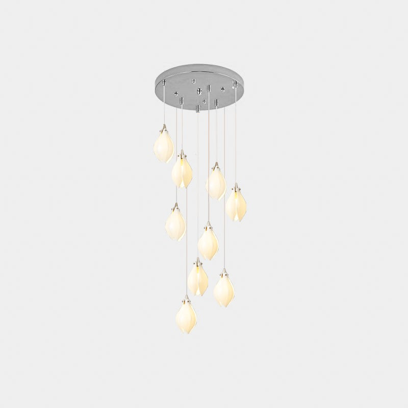 Fioenaya Pendant Lamp White Floral Ceramic