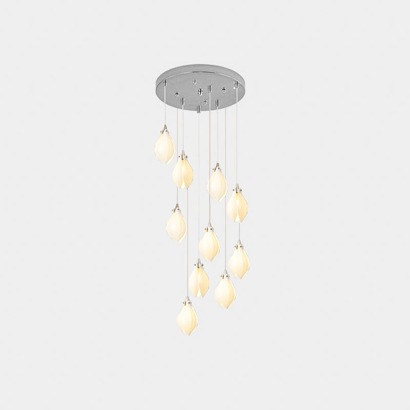 Fioenaya Pendant Lamp White Floral Ceramic