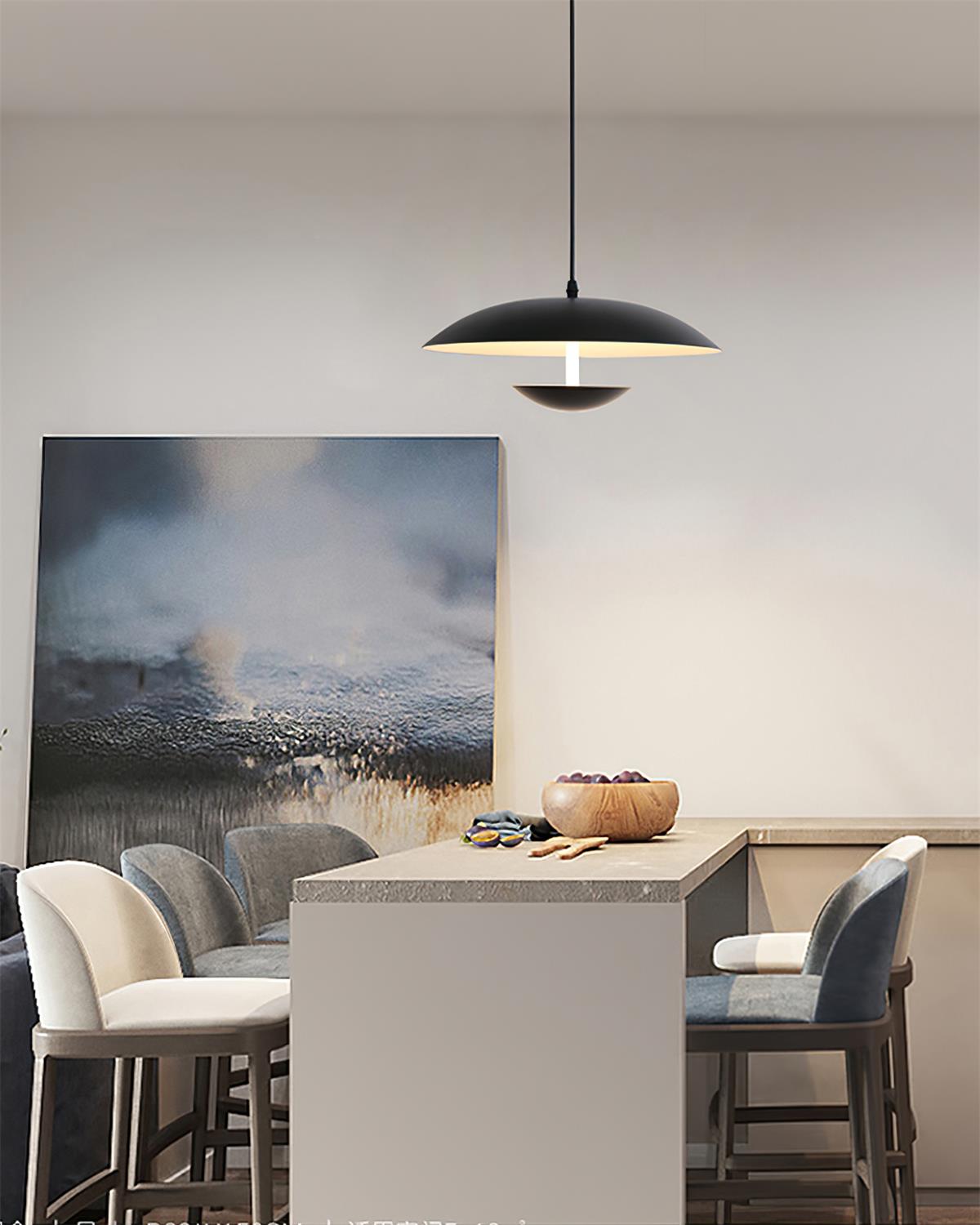 Veliina Pendant Light Black Minimalist