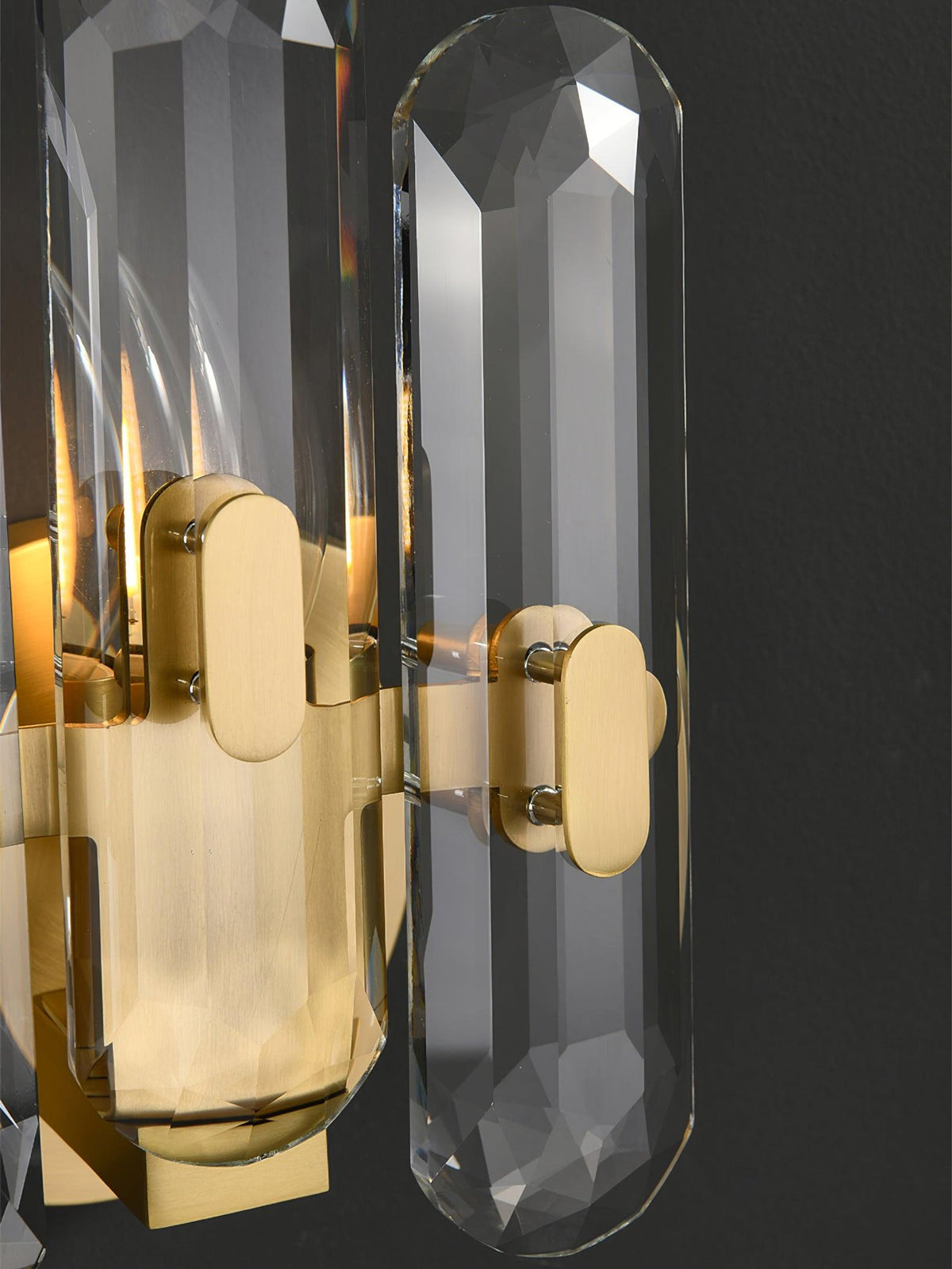 Gevon Postmodern Luxury Crystal Sconce Wall Lamp
