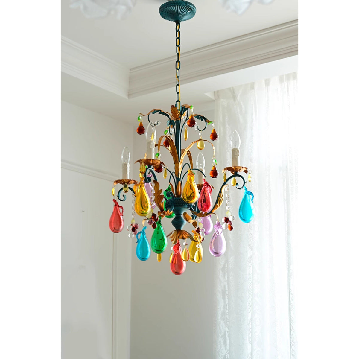Marian Vivid Glass Chandelier