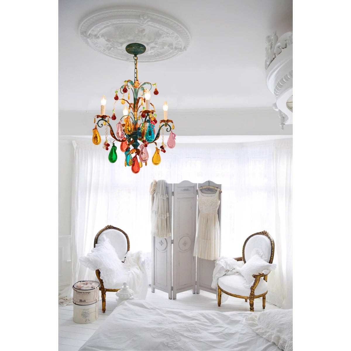 Marian Vivid Glass Chandelier