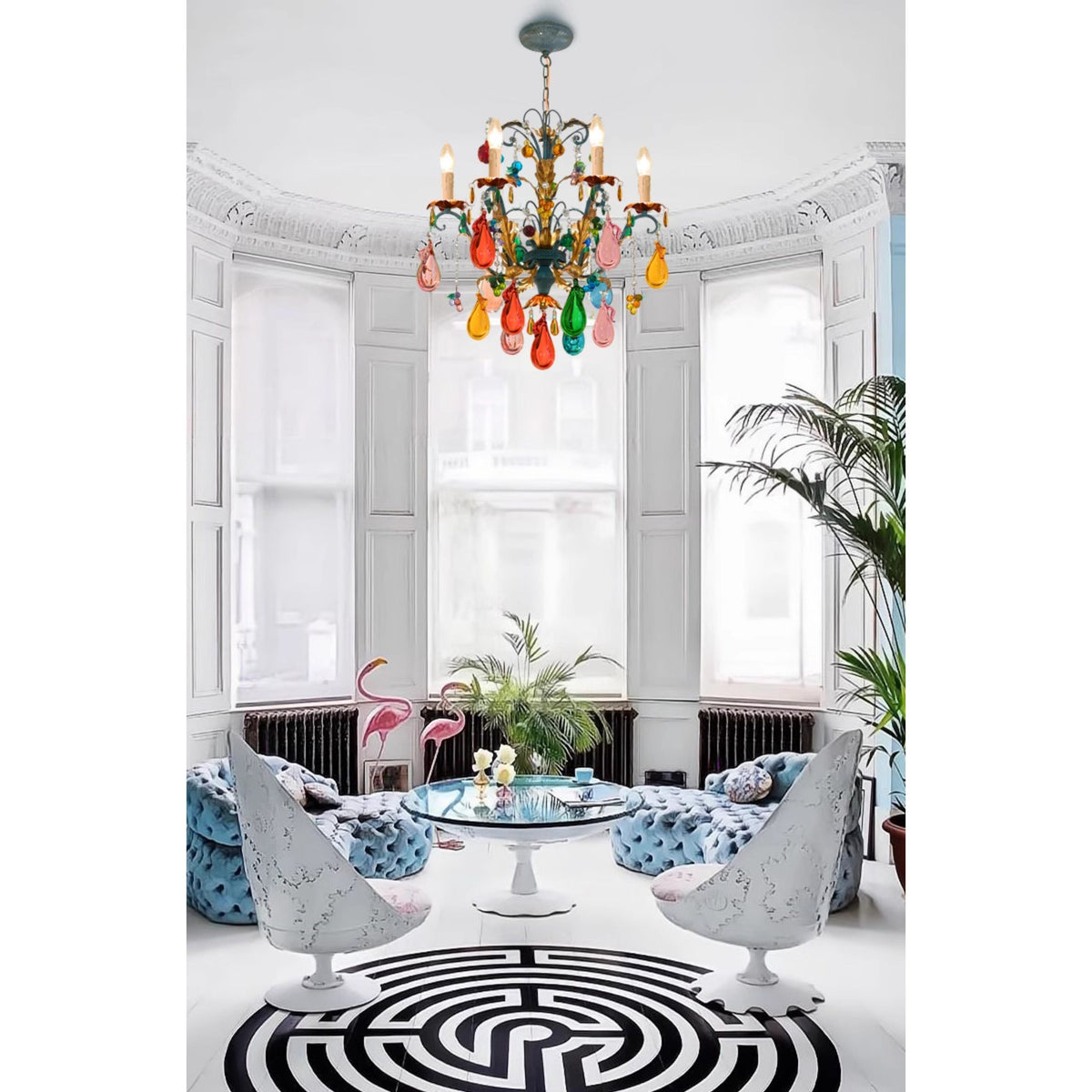 Marian Vivid Glass Chandelier