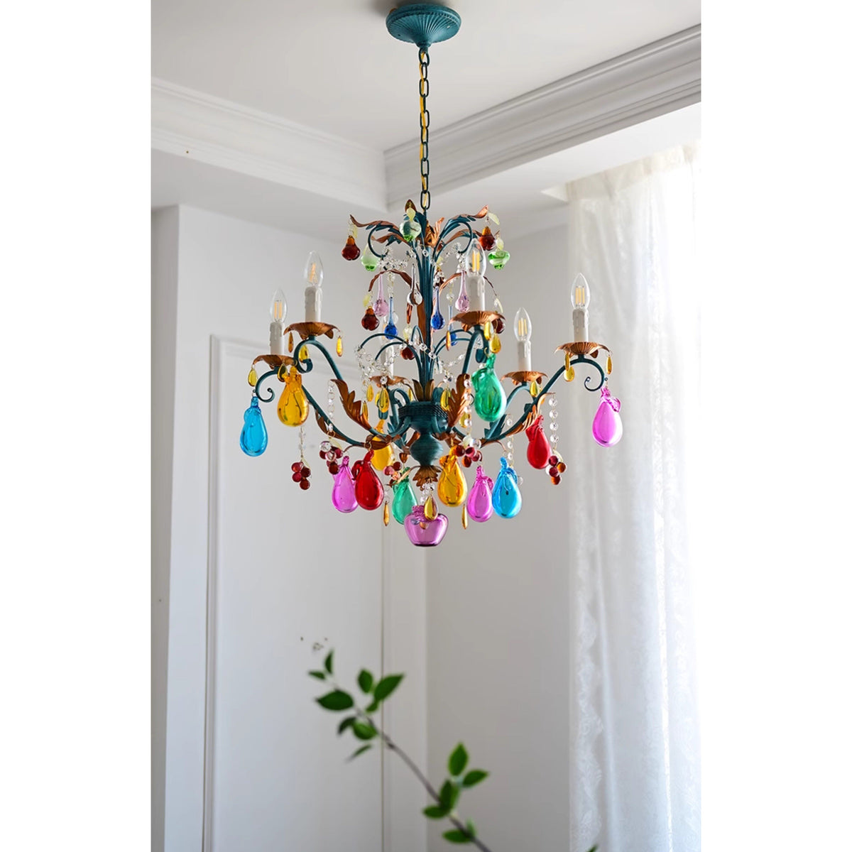 Marian Vivid Glass Chandelier