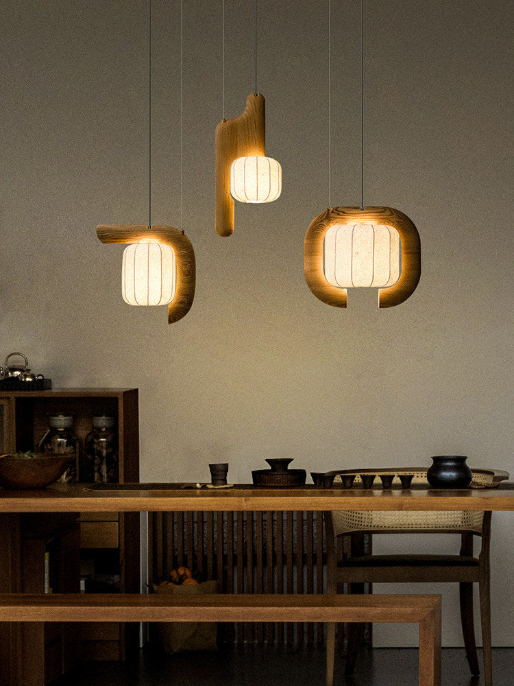Ulverstone Fluted Paper Pendant Lamp