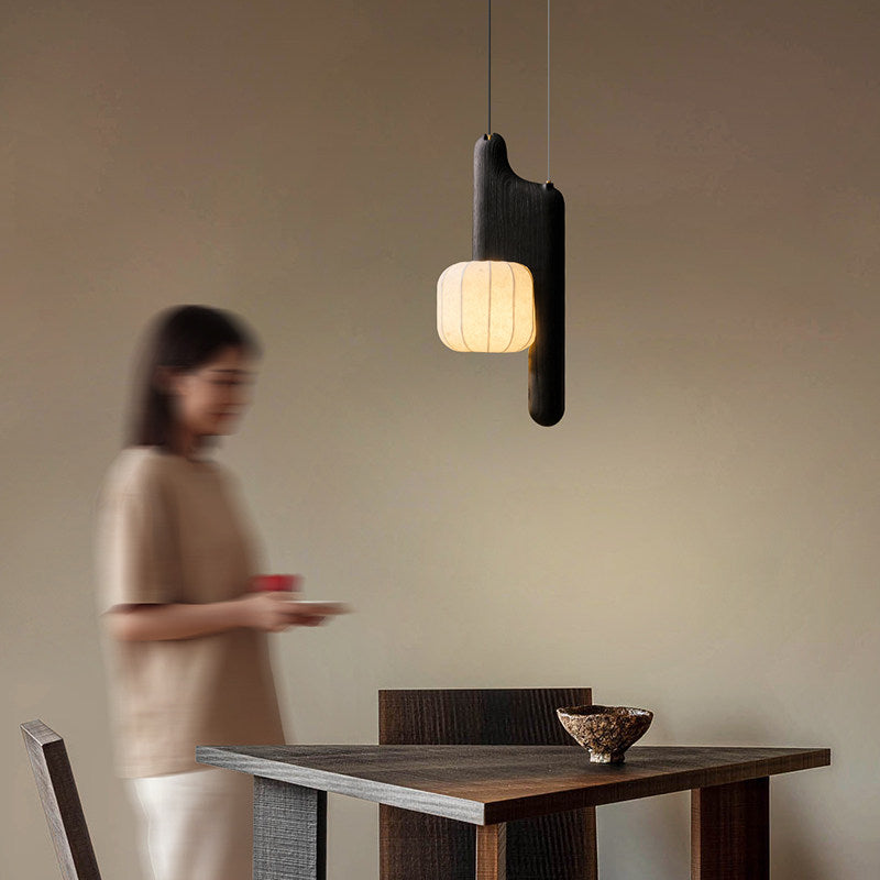Ulverstone Fluted Paper Pendant Lamp