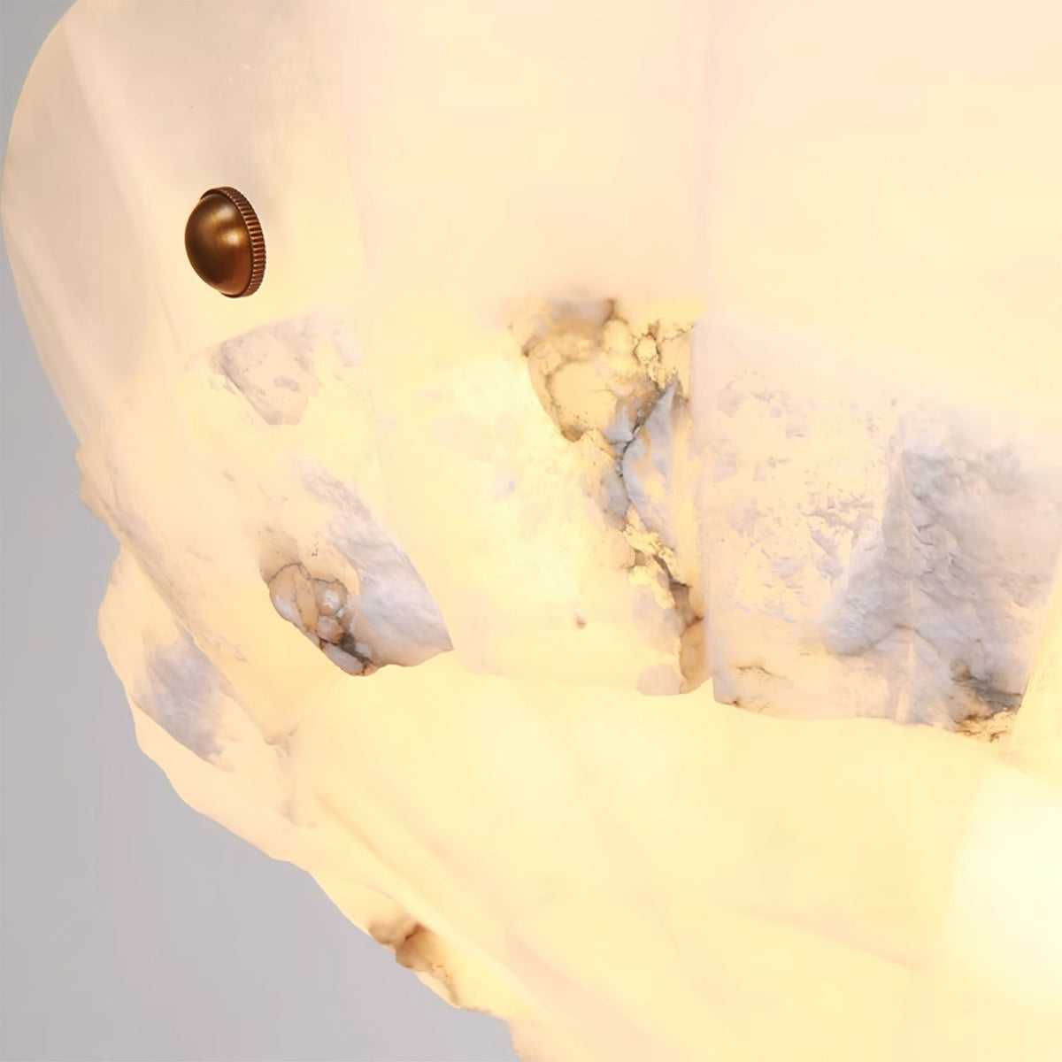Nomen Bowl Pendant Lamp Alabaster Elegance